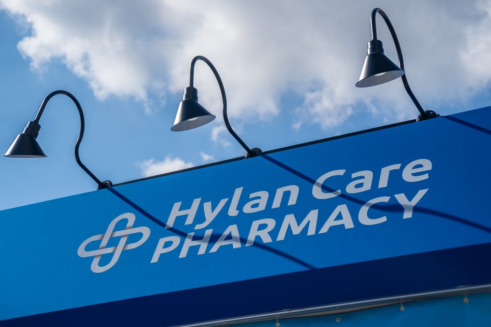 Hylan Care Pharmacy storefront sign