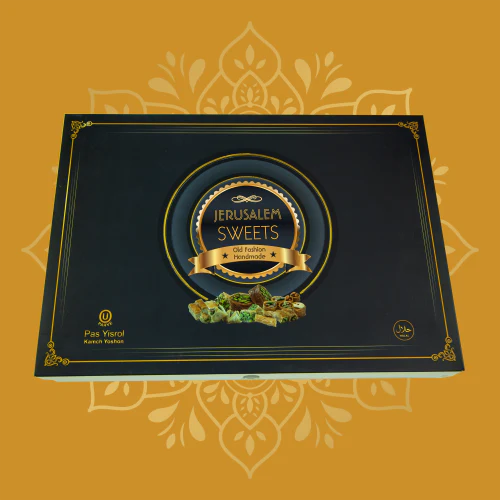 Nawashef collection packaging by Jerusalem Sweets